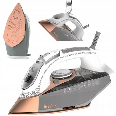 Zdjęcie produktu dla Żelazko Breville Diamond Express VIN420X, 2800 W, z ceramiczną płytką