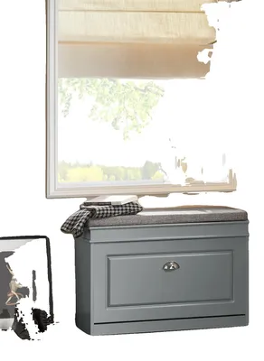 Immagine prodotto di Scapolo, design salvaspazio, comoda seduta, 75x51x24 cm, GRIGIO