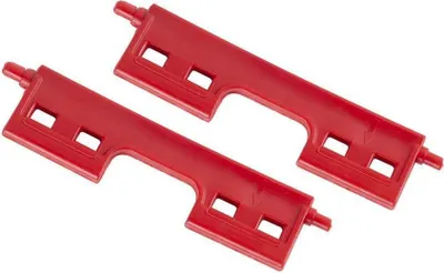 Produktbild von Klemmverschlüsse für QBRICK® Werkzeugkasten ONE/PRO & Sortimentskasten ONE/PRO | Wellenfeder | Kunststoff | Rot