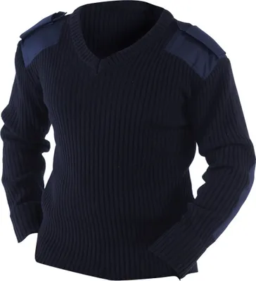 Immagine prodotto di Maglia di sicurezza Yoko NATO da uomo con scollo a V BC2809 (M) (Blu marino)