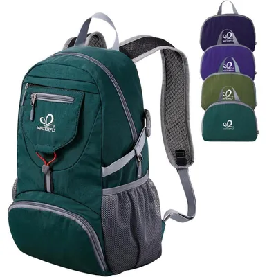 Immagine prodotto di Zaino pieghevole ultraleggero, 20 litri, color verde scuro