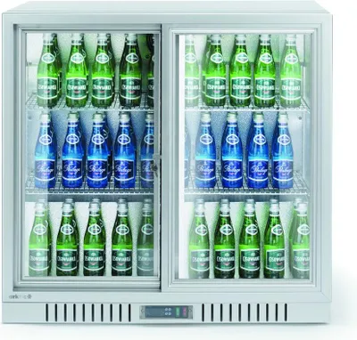 Immagine prodotto di Frigorifero con 2 porte scorrevoli, Arctic, 150L, argento, 220-240V/160W, 900x520x(H)840mm