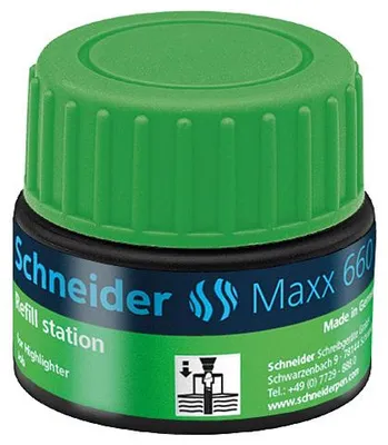 Image de Schneider 166004 Schneider Nachfülltinte Maxx 660 grün