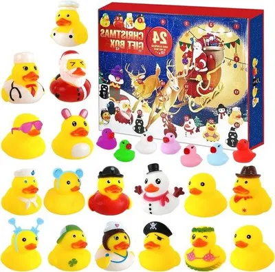 Produktbild von Weihnachts-Adventskalender mit 24 Tagen und Enten für einen Festlichen Countdown