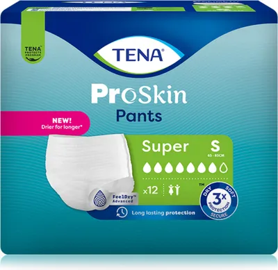 Produktbild von Tena ProSkin Inkontinenzhosen Super S, 12 Stück