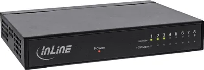 Image de InLine - Switch - 8 x 10/100/1000 - Desktop (32308M)