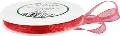 Obrázok produktu pre Koralová organzová stuha / stuha 6 mm x 23 m