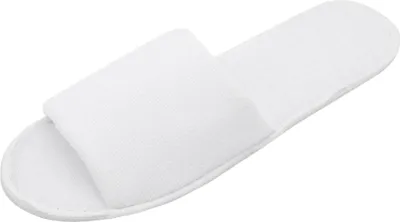 Produktbild von Frottierslipper (10er-Set) mit Antirutschnoppen, Universalgröße, weiß