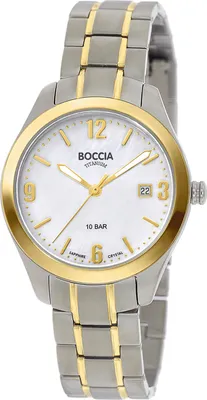A studio shot of a women's wristwatch.