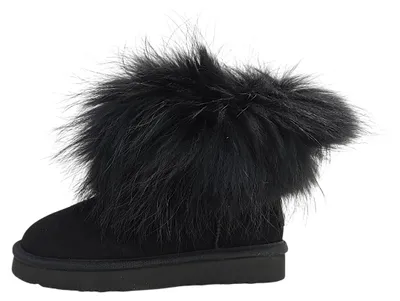 Imagen del producto de Botas de invierno para mujer, forradas, color negro, estilo casual