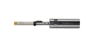 A product shot of a metal tool on a white background.
