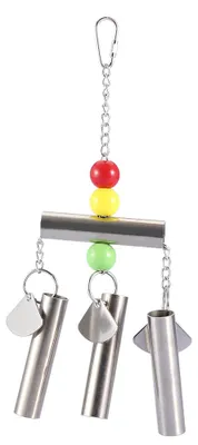 Produktbild von Papageienspielzeug, Vogelspielständer, Nymphensittichspielzeug, langlebiger Edelstahl für ZuhauseDekor