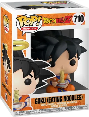 Produktbild von Dragon Ball Z - Goku (Eating Noodles) 710 - Funko Pop! - Vinyl Figur