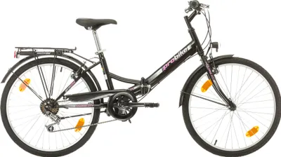 Produktbild von Skladacie bicykle, PROBIKE, SKLÁDACIE CITY 24 palcové dámske, čierne