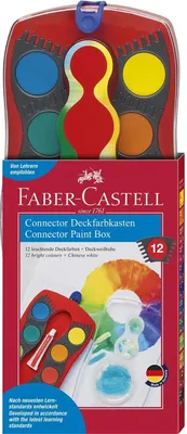 Produktbild von Faber-Castell Farbkasten Connector 12 Farben