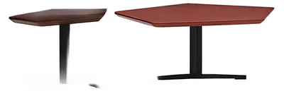 Produktbild von Couch Tisch Holz Sofa Rund Beistell Designer Tische Italienische Möbel 2er Set