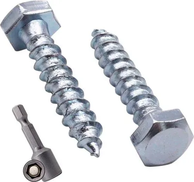 Obrázek produktu pro Pozinkované ocelové šrouby M6 x 30 mm, sada šroubů