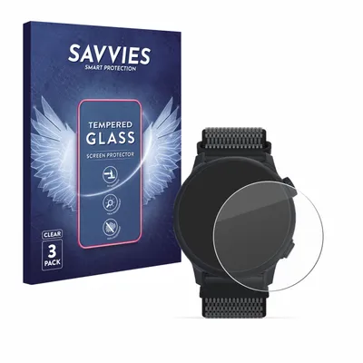 Produktbild von 3x Savvies Schutzglas für Coros Pace 2 Displayschutz 9H Glas klar transparent