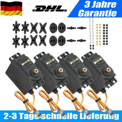 Produktbild von 4X MG945 Digital Servo 55g Metall Metal Gear 15kg Getriebe RC Flugzeug Modellbau