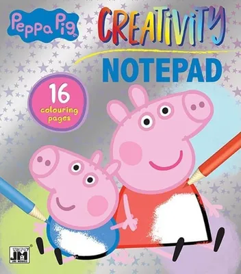 Produktbild von Peppa Pig Kreativ-Notizbuch, 16 Seiten