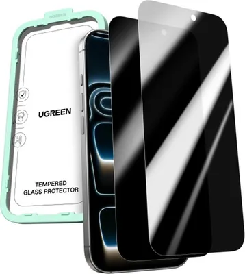 Produktbild von Szkło Hartowane Prywatyzujące Ugreen Sp1156 Do Iphone 17 Pro Max (2 Szt.)