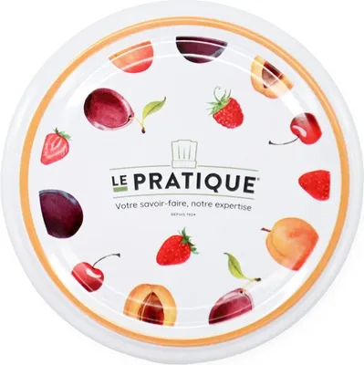 Produktbild von 1 Deckel für Marmeladengläser ø82mm Beutel mit 6 - Das Praktische