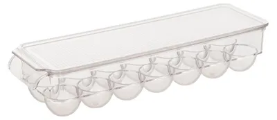Obrázok produktu pre Plastová nádoba do chladničky na vajcia 14 kusov, 37 x 11 x 8 cm