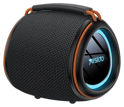 Image de Yesido - Haut-parleur sans fil (YSW40), Bluetooth 5.3, USB-C, lecteur de carte TF, USB, batterie 1200 mAh, 8 W - noir