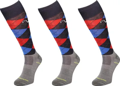 Produktbild von Comodo, Reitstrümpfe Damen, 3 Paar Thermo Kniestrümpfe Reiten, 39-42
