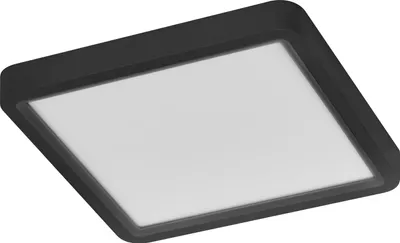 Productafbeelding van OSRAM Orbis Quickfix LED-plafondlamp, 320x320mm, 24W, 3000K (warm wit), 2500lm, dimbaar met klikfunctie, zwart, kunststof/metaal