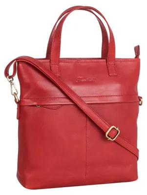 Produktbild von Benthill Shopper Damen Leder - Bag Beutel aus echtem Rindsleder - Große Vintage Umhängetasche - Schulterbeutel / Schultertasche - Handtasche