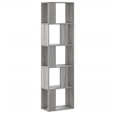 Obrázok produktu pre vidaXL Regál 5 políc Grey Sonoma 45x23,5x162,5 cm Materiál na báze dreva