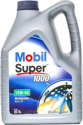 Produktbild von MOBIL Super 1000 X1 für 15W-40 5 Liter Motoröl Motorenöl Mineralisch 229.1 Öl