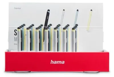 Produktbild von Hama Mini, Tablet, Jede Marke, Dunkelblau, Hellblau, Silber, Gelb, Kapazitiv, Schwarz, Kunststoff