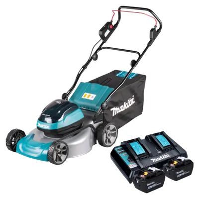 Zdjęcie produktu dla Makita DLM 466 Z Kosiarka akumulatorowa 36 V (2x 18 V) 46 cm Brushless Solo – bez akumulatora, bez ładowarki