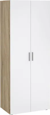 Produktbild von Dmora Kleiderschrank 2 Türen Coralie 78,7x200,9 cm Braun