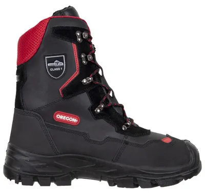 Image de Bottes de protection contre les coupures de tronçonneuse Oregon en cuir avec embouts en acier, taille 40 295449-40