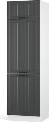 Produktbild von Vicco Kühlumbauschrank Fame-Line, 60 cm, Weiß/Anthrazit