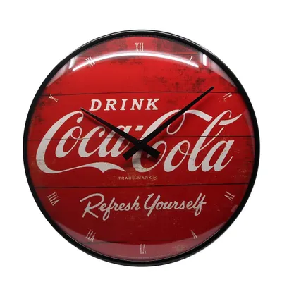 Produktbild von Nostalgic-Art - Wanduhr - Coca-Cola - Coca-Cola Logo Red