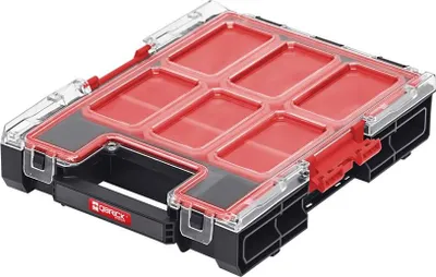 Obrázok produktu pre Qbrick System ONE Organizér M stohovateľný 365 x 265 x 77 mm 2,5 l IP 66 s 5 vložkami