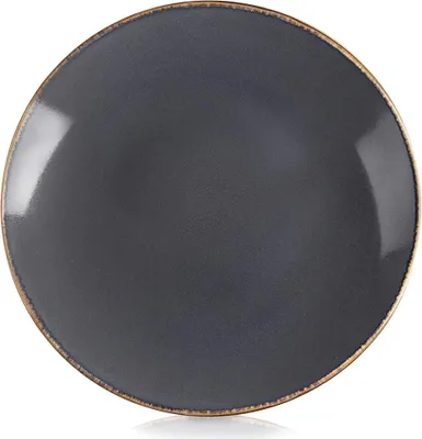 Produktbild von Keramik-Speiseteller, Grau, 27 cm, Spülmaschinenfest
