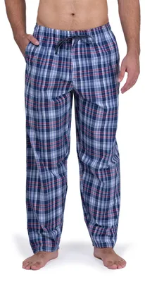 Produktbild von Moonline - Herren Webhose Freizeithose Loungewear aus 100% Baumwolle ; rot , 50/52