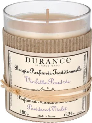 Image de Bougie violette poudrée Puder Durance