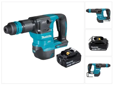 Productafbeelding van Makita DHK 180 T1 accu-beitelhamer 18 V 3,1 J SDS Plus Brushless + 1x accu 5,0 Ah - zonder oplader