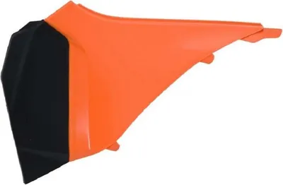 Produktbild von LUFTFILTERABDECKUNGEN LINKS RACETECH ORANGE/SCHWARZ passend für KTM