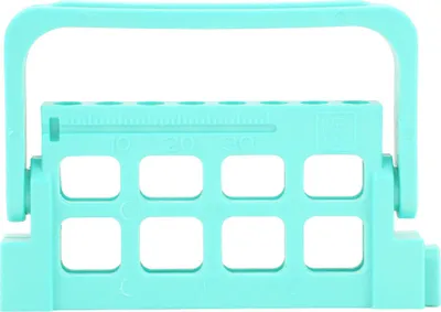Image de support 8 trous pour limes endodontiques, distributeur autoclavable (vert)