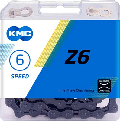 Immagine prodotto di catena Z6 1/2 x 3/32 pollici 114S 5/6 velocità acciaio argento