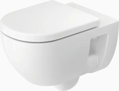Immagine prodotto di WC suspendu Duravit D-Code, à fond creux, rimless, 370x570x360mm, 4,5/3 Betteres, blanc brillant, 2514090000, 2514090000