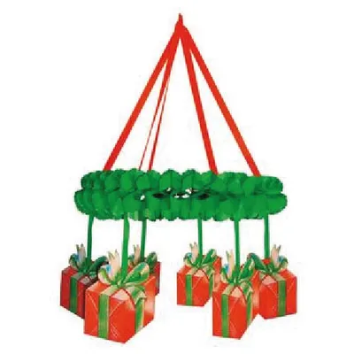 Produktbild von Festkranz/Dekokranz: Weihnachten mit Päckchen 75cm