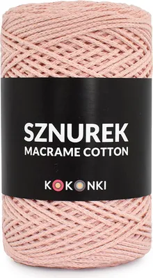 Produktbild von Macrame Baumwollkordel 2mm, 200m, Lachsrosa
